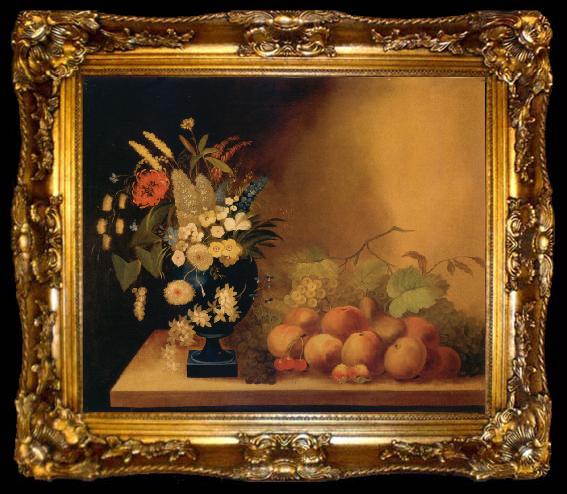 framed  William Buelow Gould Flowrs and Fruit, ta009-2